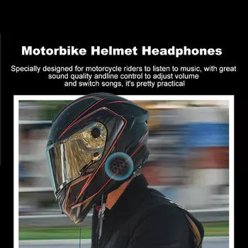 Шлем Гарнитура Наушники Взрослые Замена Стерео Динамик Наушники для Спорта Мотоцикла Путешествий