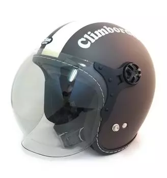 Шлем Heat Group Crimborder Bubble Jet, сезон 2, матовый коричневый, цвет слоновой кости, размер эквивалентный 57 см ~ 60 см