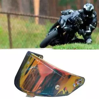 Шлем лобовое стекло ночного видения защитный прозрачный анфас мотоциклетный шлем REVO стеклянные линзы очистить синий