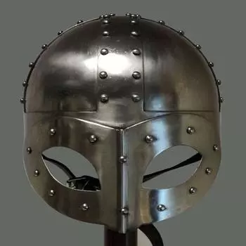 Шлем-маска викинга, реконструкция ролевой игры, маскарадный костюм с внутренней частью