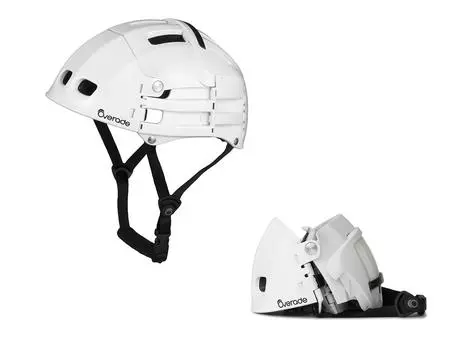 Шлем Overade складной велосипедный шлем Plixi шлем велосипедный для поездок в школу 10001WH500 SM W белый SM (54см-58см) белый