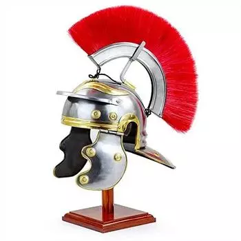 Шлем Red Crest Roman Centurion Gallic Smiths для гладиаторов Warriors for LARPERS