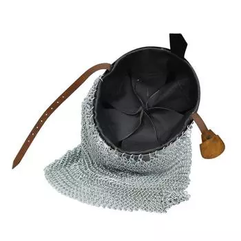 Шлем Spangen с носовой планкой и бармицей - 18-калиберная сталь в подарок для реконструкции LARP