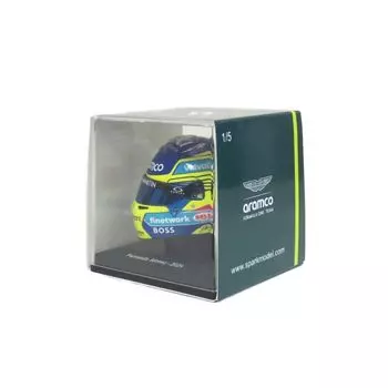 шлем spark 1/5 aston martin F1 team F. Алонсо 2024 Готовый продукт