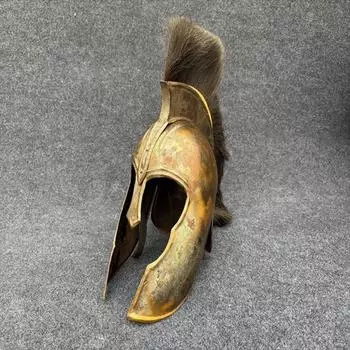 Шлем средневекового троянского воина Шлем великого царя Ахилла Шлем воина Ролевая игра, Хэллоуин, LARP, Рождество, костюм Лучший подарок для любви