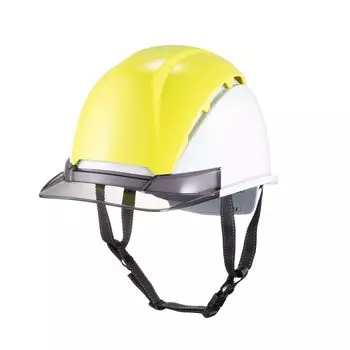 Шлем TOYO с вентиляционными отверстиями Ventineo с подкладкой из стирола белый/лаймовый (дым) № 393Ф-С