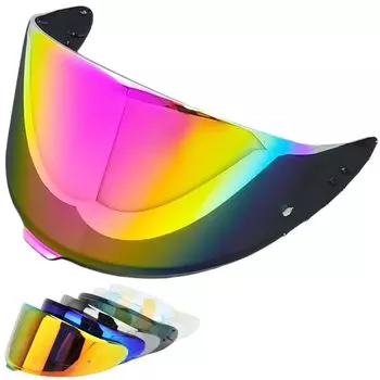 Шлем Wayocfei Shield подходит для шлема Z8 X15, козырек для шлема, поглощающий УФ-излучение, сменный шлем для мотоцикла на вторичном рынке CWR-F2 Z-8 X-15 (Градиент розовый)