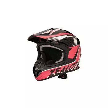 Шлем ZEALOT Mud Jumper 2 с рисунком L, внедорожный розовый/черный 59-60 см MJ0020/L