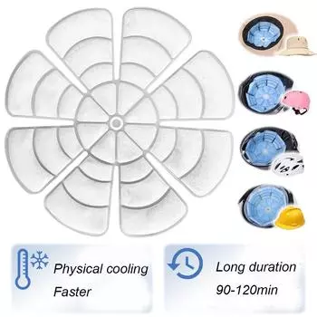 Шлемы для верховой езды, охлаждающий пакет для головы, многоразовый, для занятий спортом на открытом воздухе, летний, согревающий и охлаждающий пакет для взрослых, подростков и детей