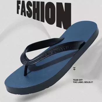 Шлепанцы, мужская верхняя одежда, летняя нескользящая износостойкая повседневная пляжная обувь, шлепанцы 40