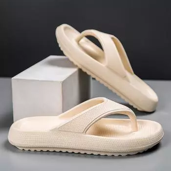 Шлепанцы мужские EVA домашние тапочки угловые шлепанцы пляжные мужские шлепанцы 40 чёрный