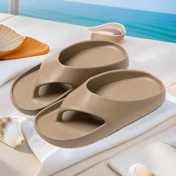 Шлепанцы мужские тапочки из ЭВА шлепанцы домашние тапочки мужские и женские шлепанцы тапочки 36-37 коричневый