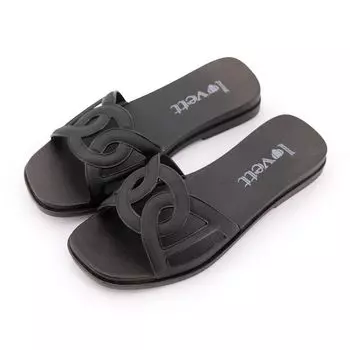 Шлепанцы на плоской подошве с ремешком Женское LOVETT 36 белый