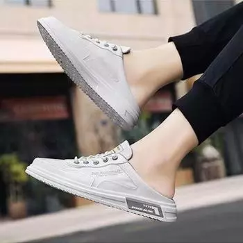 Шлепанцы плоские ПВХ мужские туфли 2024 модные мужские тапочки высокого качества Eva Mascullino Clappers элегантные оригинальные удобные забавные взрослые 39