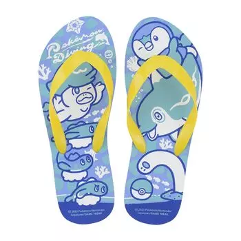 Шлепанцы Pokemon Center Original Pokemon Diving M (24-25см) синий