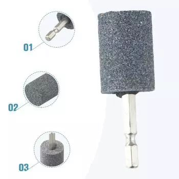 Шлифовальная головка 24x44x35x6.3 мм Коричневый корундовый конусный сверлильный инструмент