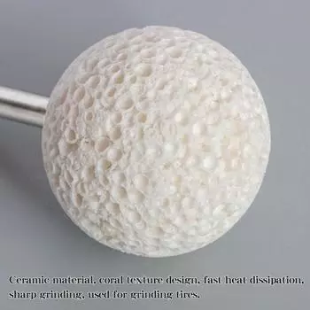 Шлифовальная головка для автомобильных шин, рашпиль, щетка для проколов, буфер, полировка, хвостовик для полировки мячей для гольфа, инструмент для очистки и финишной обработки углубленных мест 1pc 30X6MM