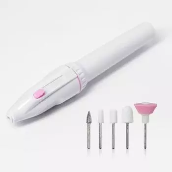 Шлифовальная машинка для ногтей, регулируемая полировка ногтей, маникюрная электрическая дрель из АБС-пластика