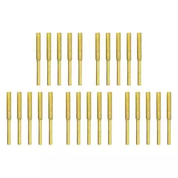 Шлифовальная насадка для головки блока цилиндров с алмазным покрытием Точилка для бензопилы (5шт 4мм Золото) Делавэр