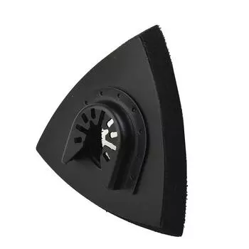 Шлифовальная тарелка для полировки и шлифовки черная треугольная 80mm