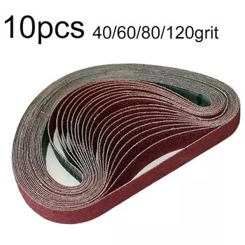 Шлифовальные абразивные ленты, инструменты, 10 шт., шлифовальная ткань из глинозема, полировка, шлифовка 80 Grit