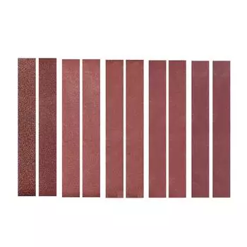 Шлифовальные ленты 30*380 мм (1,18x14,96 дюйма) 10 шт. ремни (6060801202403204006008001000 Крупа, коричневый