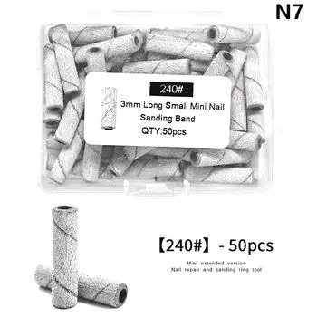 Шлифовальные ленты длиной 20 мм, шлифовальные ленты для нейл-арта с насадкой, шлифовальные ленты для удаления нейл-арта, инструмент для шлифовки ногтей #120/#180/#240