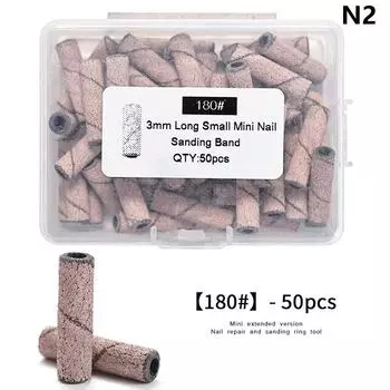 Шлифовальные ленты длиной 20 мм, шлифовальные ленты для нейл-арта с насадкой, шлифовальные ленты для удаления нейл-арта, инструмент для шлифовки ногтей #120/#180/#240