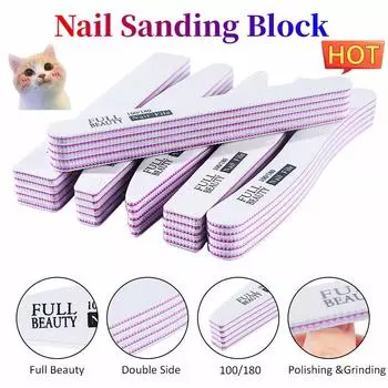 Шлифовальный блок для ногтей, полировка, профессиональные инструменты для дизайна ногтей для женщин #1