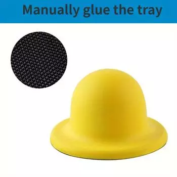 Шлифовальный диск для полировки автомобиля, 100 мм, лоток для рук, Краска, воск, ручной полировальный шлифовальный диск 1pc