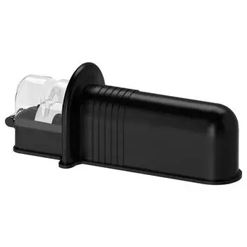 Шлифовальный круг, камень, быстрая точилка для ножей, кухонный инструмент для заточки бытовых ножей, ручная точилка для ножей One Size чёрный