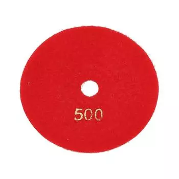 Шлифовальный полировальный диск для камня, мокрый / сухой, 4 дюйма, строительный 500grit