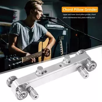 Шлифовальный станок для гитарного бриджа, шлифовальный станок для седла бас-гитары (Серебряный) ?