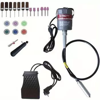 Шлифовальный станок с гибким валом, вращающийся инструмент, 20000 об/мин, роторный резчик, шлифовальные инструменты для ювелирных изделий, полировки, бесступенчатая скорость, набор шлифовальных ручек для камня, дерева