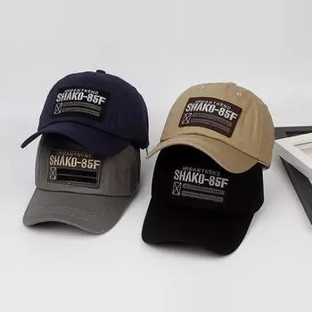 Шляпа Бейсбольная Повседневная спортивная шляпа от солнца на открытом воздухе Корейская конфетная мужская и женская версия Xia Han Широкая модная шляпа с утиным языком M