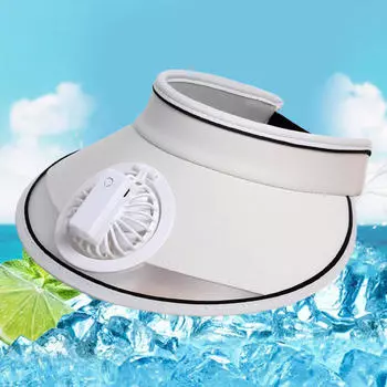 Шляпа для фанатов, повседневные уличные кепки с большими полями и козырьками с охлаждением для белый