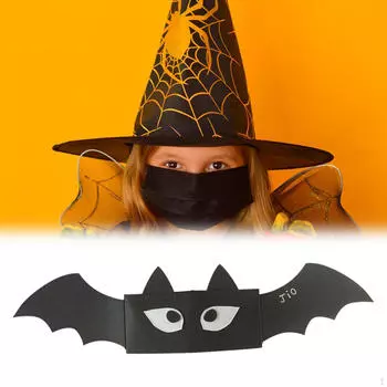 Шляпа для Хэллоуина, реквизит для фотосъемки, летучая мышь для вечеринок на тему животных, ролевых игр