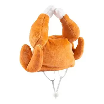 Шляпа для питомца, Головной убор для собаки кошки, Головной убор для кошки, Товары для питомцев, Шляпа в виде куриной ножки One Size