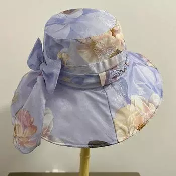 Шляпа для женщин, летняя шляпа от солнца, шляпа рыбака, шляпа от солнца, пляжная шляпа для прогулок M56-58cm фиолетовый