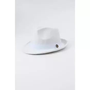 Шляпа Федора с Короткими Полями - Белый