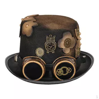 Шляпа Gears в стиле стимпанк, готическая и ретро-маска в стиле панк для женщин на Рождество, Хэллоуин, костюм