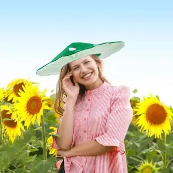 Шляпа-гриб Yousheng, красно-зеленая шляпа-гриб, костюм с белыми точками для детей и взрослых, аксессуар для косплея, праздничная шапочка для фотосессий и сцены Kid красный