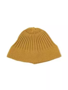 Шляпа Хлопковая кепка Rib Watch Cap MUSTARD FREE 11410772023 [BEAMS] Мужская