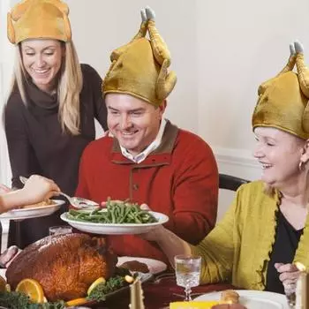 Шляпа индейки,Шляпы жареной индейки,Костюмированная вечеринка,Рождественские вечеринки и фестивали для празднования