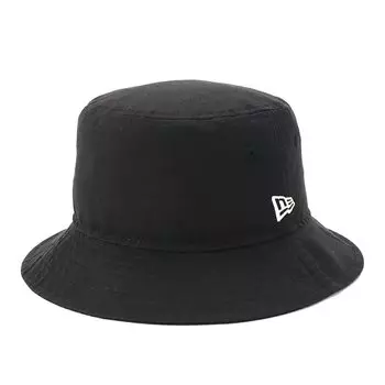 Шляпа из хлопка твила Bucket черного цвета BLK SWHT 25J [New Era] S/M BUCKET-01 чёрный