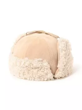 Шляпа Melton Flight Cap БЕЖЕВЫЙ ОДИН РАЗМЕР [Beams Heart] Женская бежевый