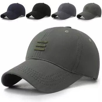 Шляпа мужская хлопковая бейсболка Snapback женские летние кепки в стиле хип-хоп темно серый