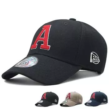 Шляпа Мужская модная хлопковая бейсболка Женская хлопковая спортивная шляпа в стиле хип-хоп темно-синий