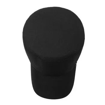 Шляпа мужская весна и осень новая шляпа с плоским верхом шляпа для отдыха на открытом воздухе шляпа от солнца универсальная повседневная кепка для пожилых людей Adjustable серый