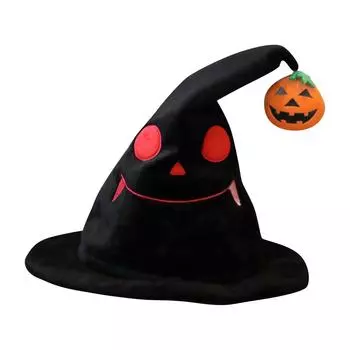 Шляпа на Хэллоуин Маленькая шляпа дьявола Милый реквизит Украшения Плюшевая игрушка One Size